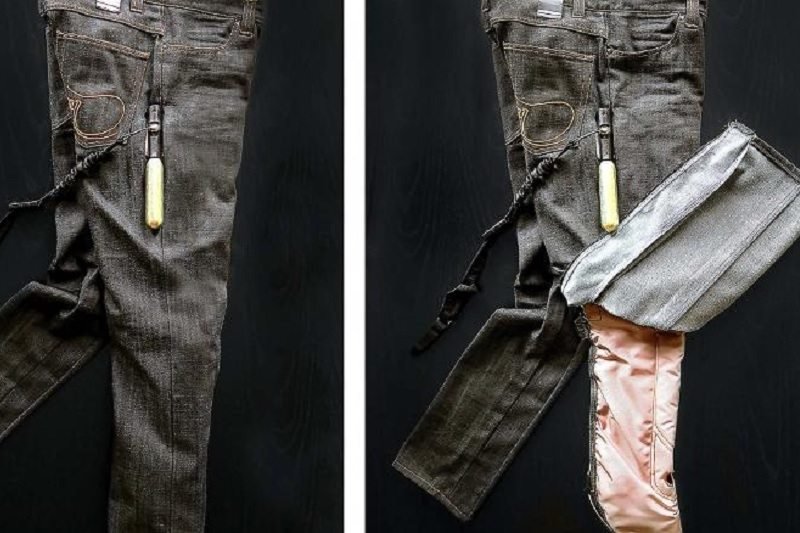 صنع “جينز” بالوسائد الهوائية يجعل راكبي الدراجات أكثر أمانا