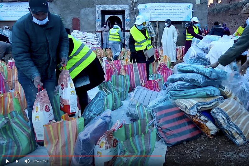 قافلة إنسانية في الحوز