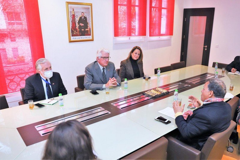 قطبي يعدد أمام فيشر الإنجازات المتحفية بالمغرب