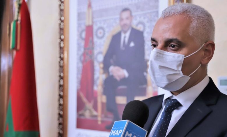 آيت الطالب يطلع على سير الحملة الوطنية للتلقيح بجهة الشرق