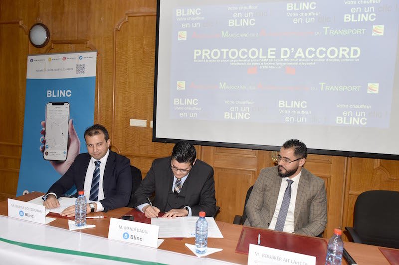 اتفاق يجمع المقاولين الذاتيين و”بلينك” للنقل