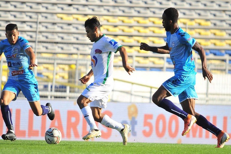 الرجاء يحفز اللاعبين لتجاوز المنستيري في تونس