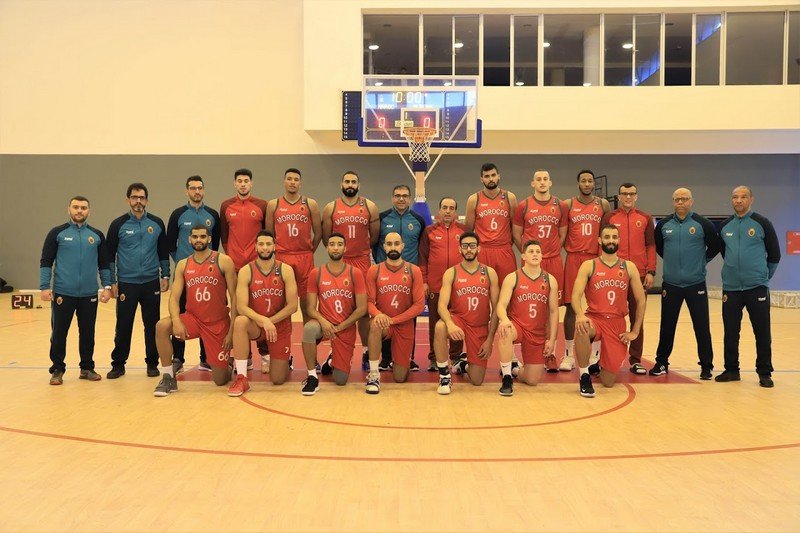 المنتخب المغربي لكرة السلة في معسكر بتونس