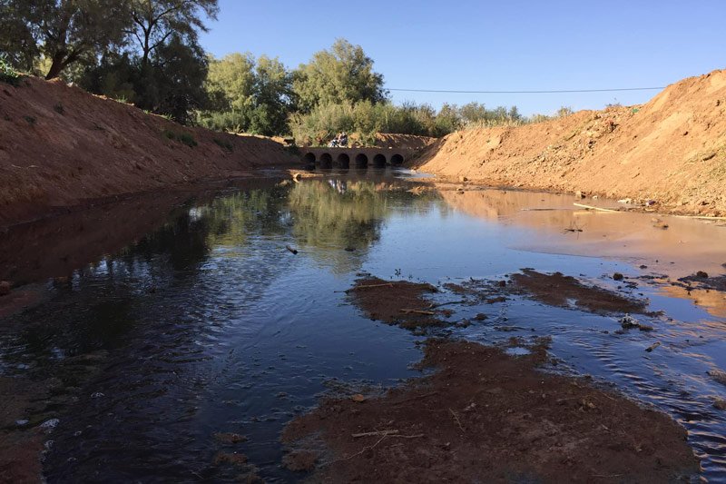 تدفق مياه الصرف الصحي يؤرق ساكنة بتنغير