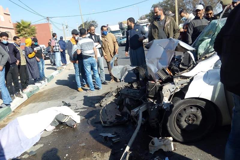 خطر الموت يتربص بحياة مستعملي الطريق الوطنية بين أكادير وتيزنيت