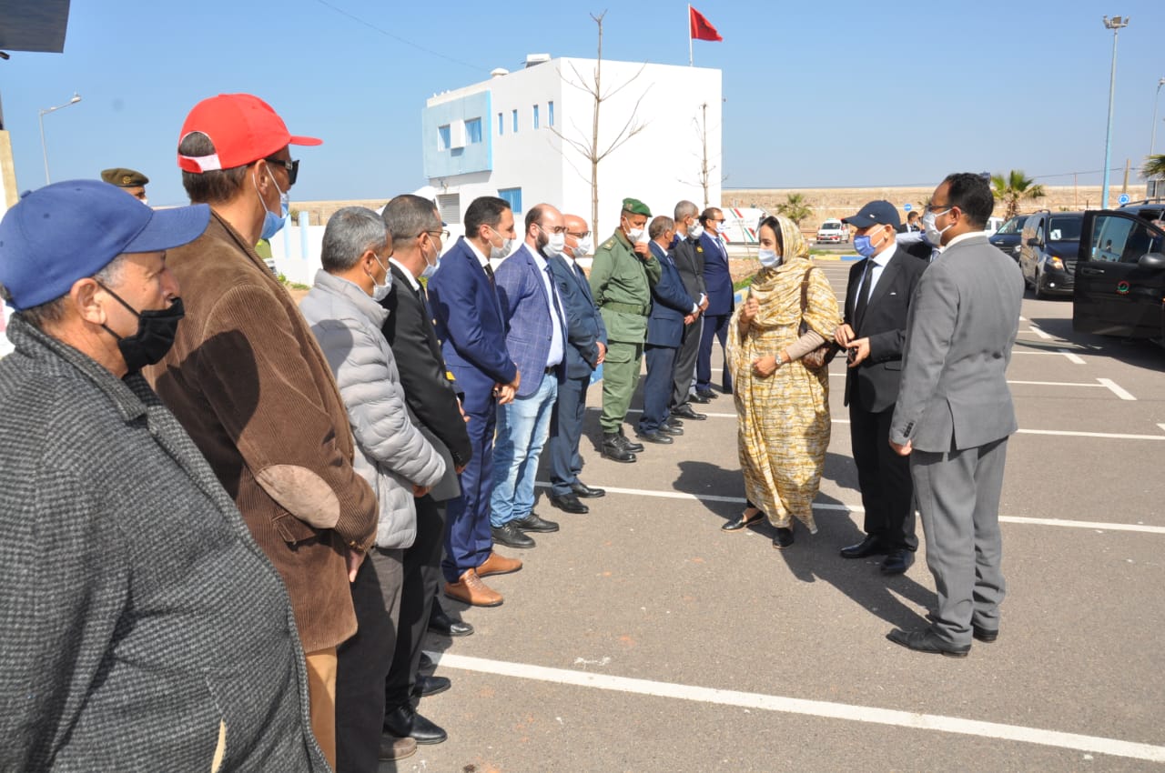 عامل سيدي إفني يستقبل وفد دبلوماسي يضم سفراء معتمدون من دول صديقة