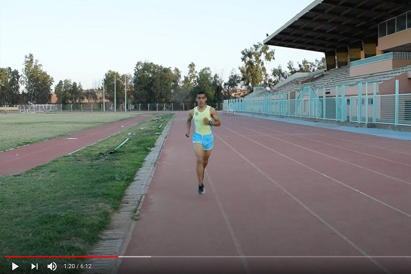 عداء مغربي بطموح عالمي