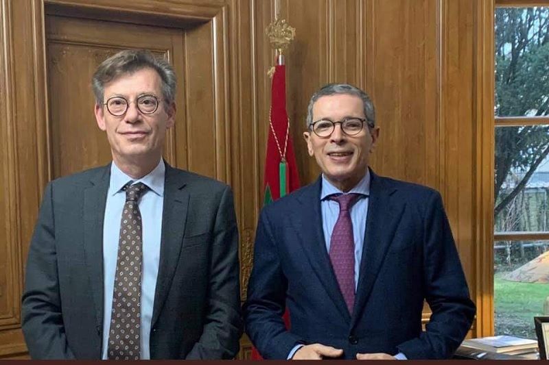 محمد عامر يجتمع بسفير إسرائيل في بلجيكا‎