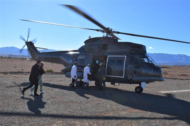 مروحية تنقل أما وجنينا إلى مستشفى ميدلت