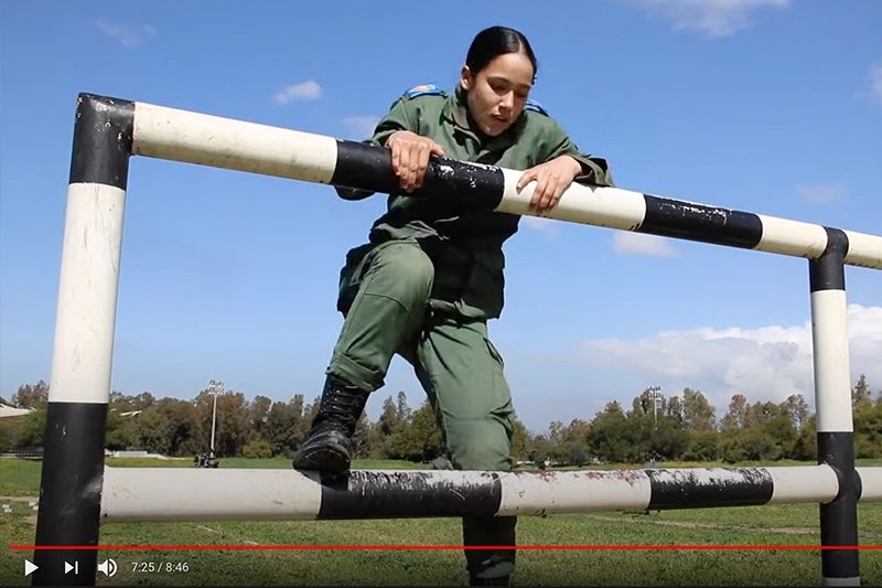 إناث أكاديمية العسكر بمكناس