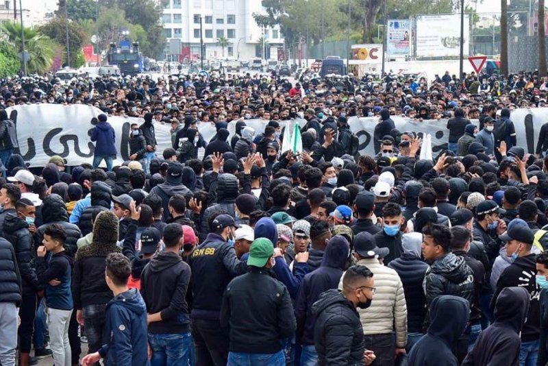 احتجاج يحشد جمهور فريق الرجاء في البيضاء