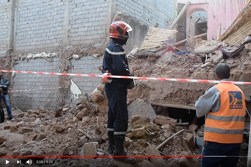 انهيار منزل في مراكش