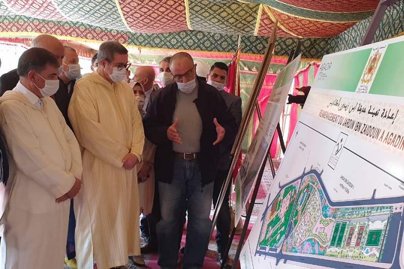 حديقة ابن زيدون تحظى بتهيئة شاملة في أكادير