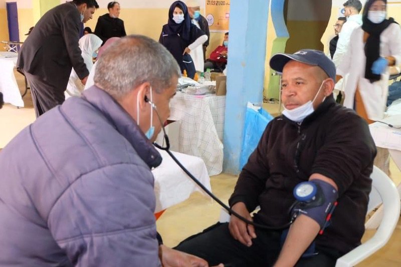 حملة تبرع تعزز مخزون الدم في مركز الرشيدية