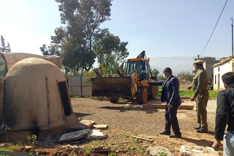 حملة تحرير الملك العمومي تتواصل في أفورار