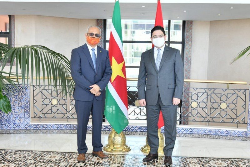 سورينام تقرر فتح سفارة بالرباط وقنصلية بالداخلة