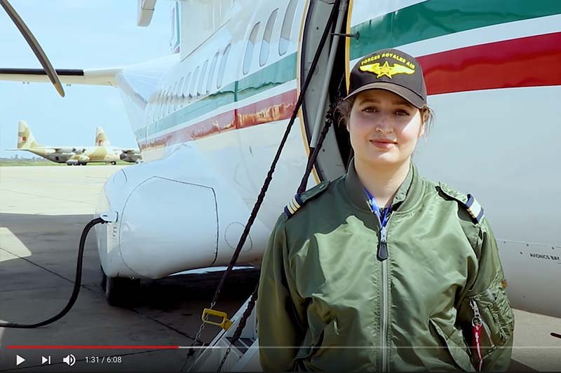 مغربيات يتألقن في الطيران الحربي