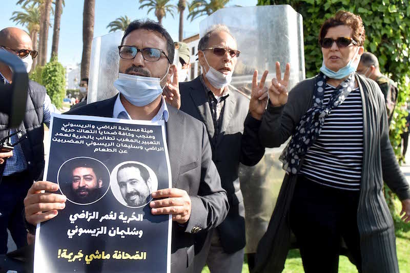 الأمن يمنع وقفة تضامنية مع الريسوني والراضي