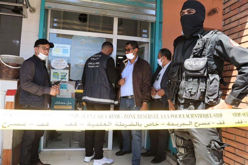 تمثيل سرقة وهمية لوكالة خاصة بتحويل الأموال