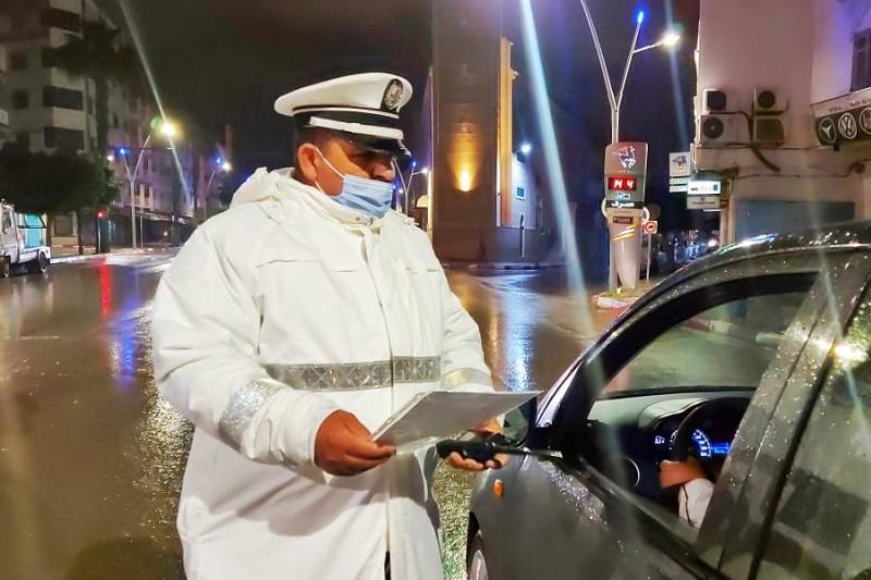 حملة أمنية تتصدى لخرق حالة الطوارئ في الناظور