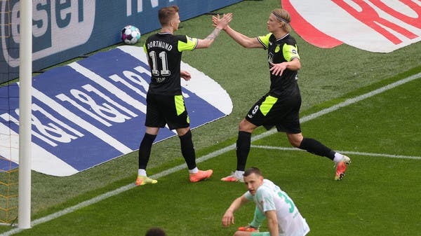 دورتموند يقسو على فيردر بريمن برباعية