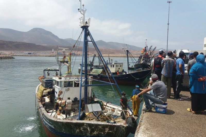 فقدان بحار في انقلاب قارب صيد بسيدي إفني