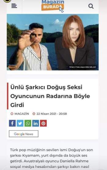 فنانة لبنانية تجذب إهتمام الصحافة التركية ونجوم تركيا “صور”