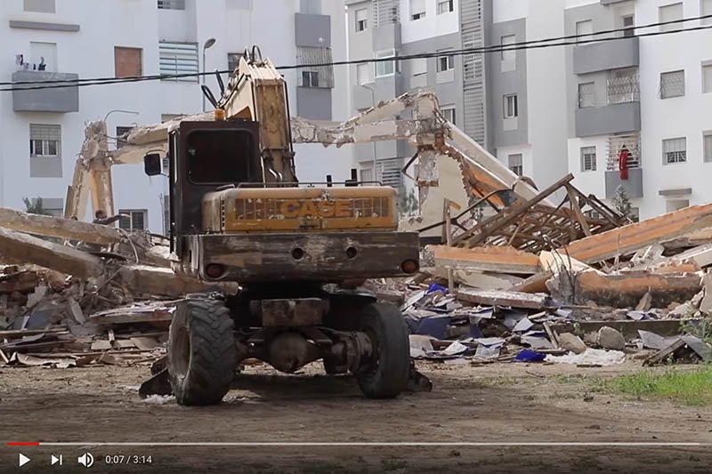 هدم بلا سابق إنذار