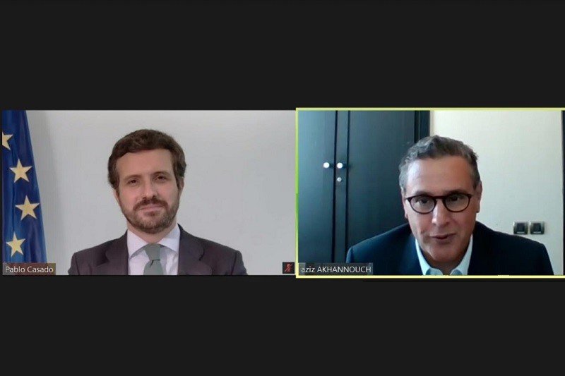 أخنوش يجتمع برئيس الحزب الشعبي الإسباني