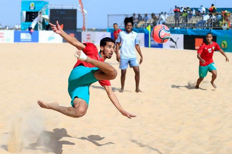 برونزية كأس إفريقيا لـ”أُسود الكرة الشاطئية”