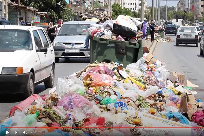 تراكم النفايات بمدينة تمارة