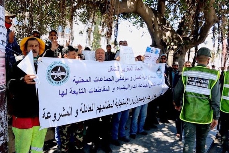 عمال “البيضاء” يعتزمون الاعتصام يوم العيد