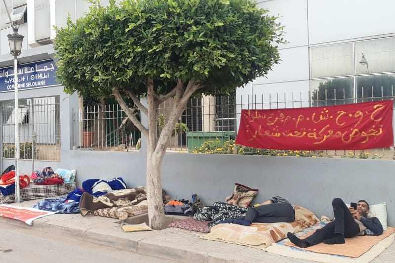 العطالة تدفع إلى خوض اعتصام مفتوح في سلوان