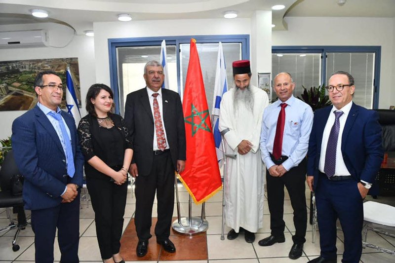 بعثة دبلوماسية مغربية تحل بالعفولة الإسرائيلية