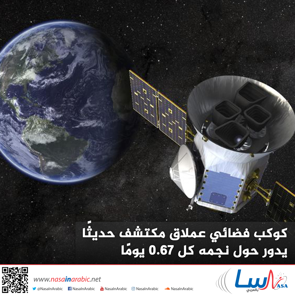 كوكب فضائي عملاق مكتشف حديثًا يدور حول نجمه كل 0.67 يومًا