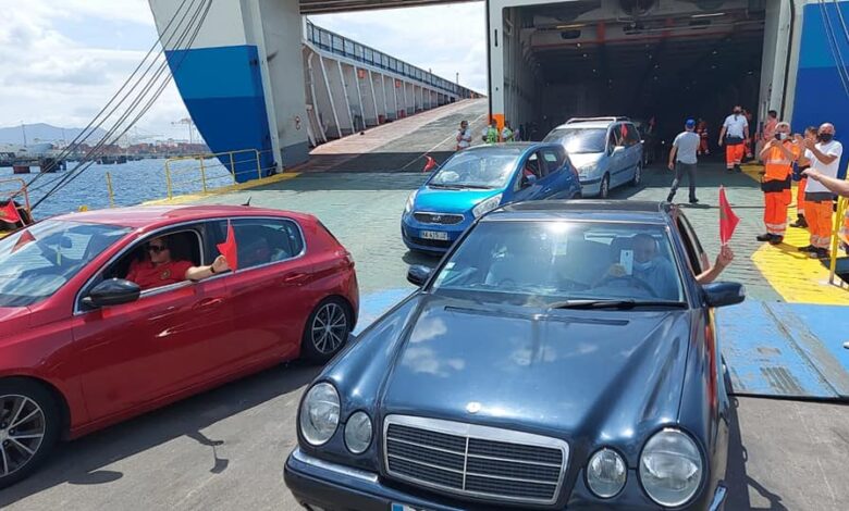 مرحبا 2021 .. استقبال أول باخرة للجالية بميناء طنجة المتوسط