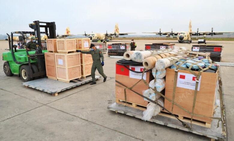 بتعليمات ملكية سامية .. أربع طائرات أخرى تنزل بمطار قرطاج محملة بمساعدات عاجلة