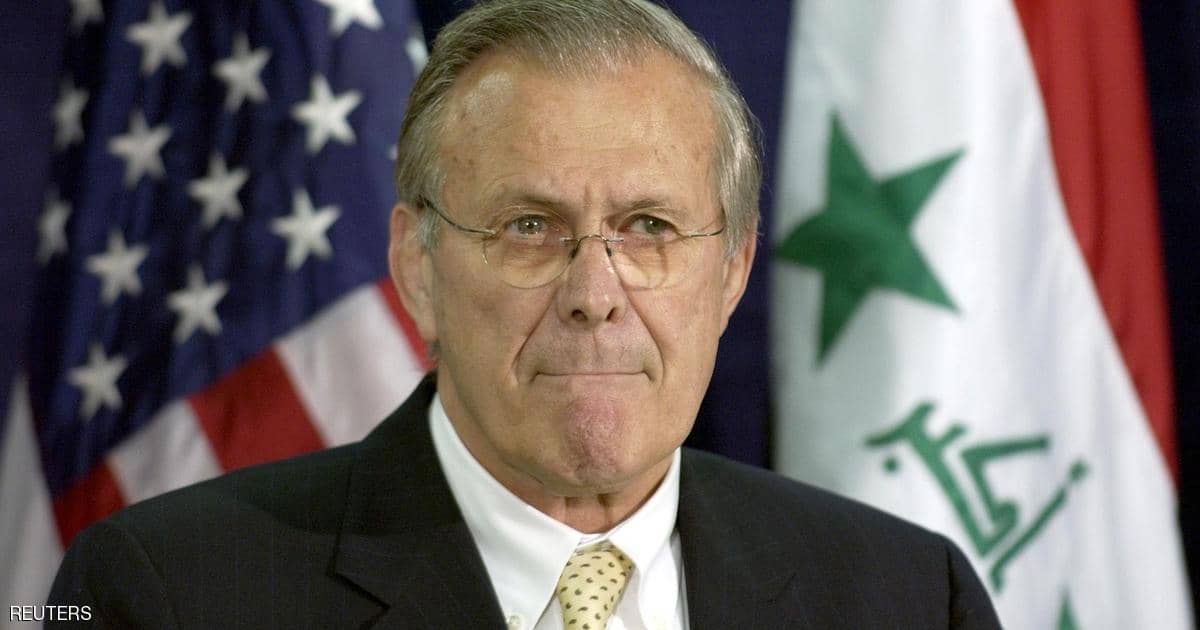 وفاة وزير الدفاع الأميركي الأسبق دونالد رامسفيلد عن 88 عاما