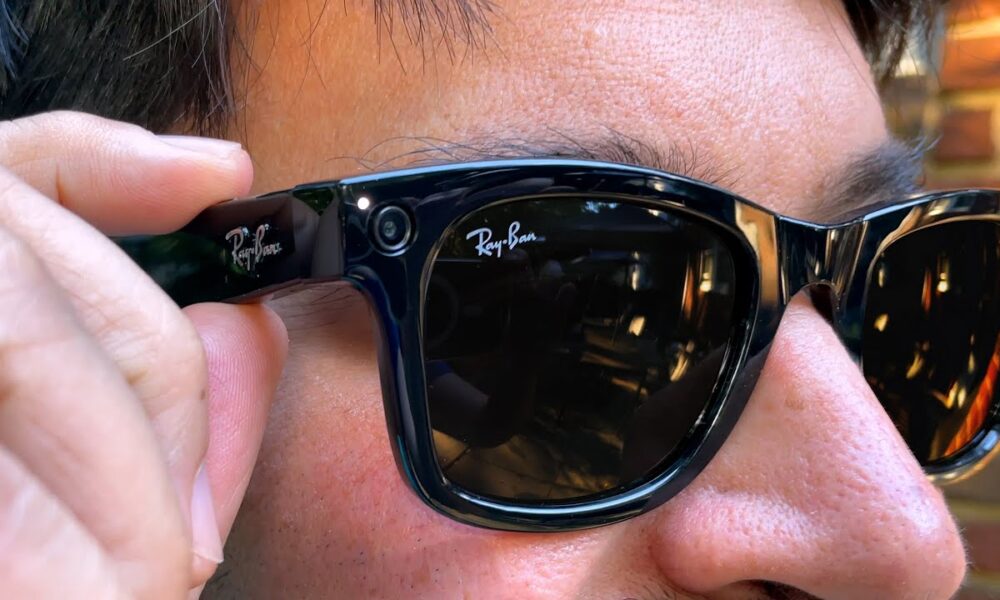 فيسبوك تطلق نظارات “راي بان” ذكية.. بإمكانها التقاط الصور واستقبال المكالمات.. فيديو