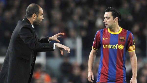 غوارديولا: تشافي لن يكون وريثاً لي في برشلونة