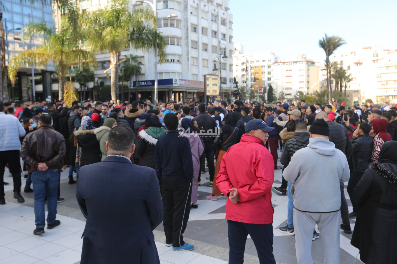 وقفة احتجاجية حاشدة بطنجة