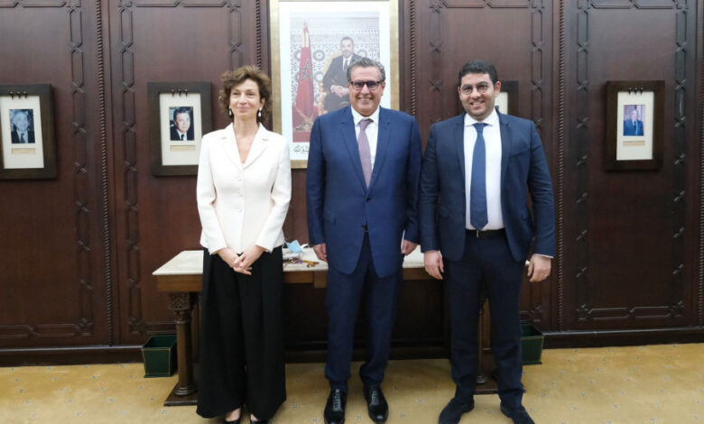 أخنوش يتباحث مع مديرة اليونسكو