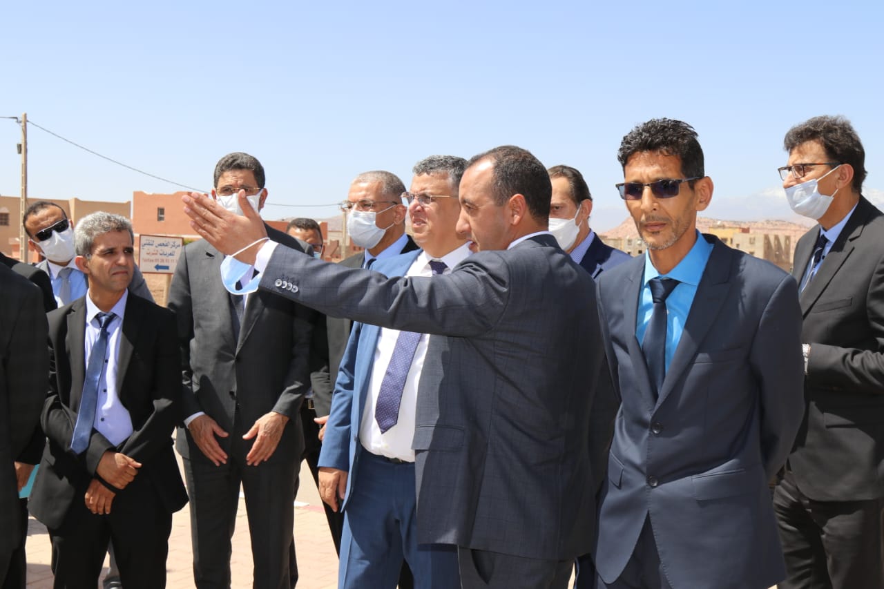 وهبي يزور عدد من المرافق القضائية بتارودانت