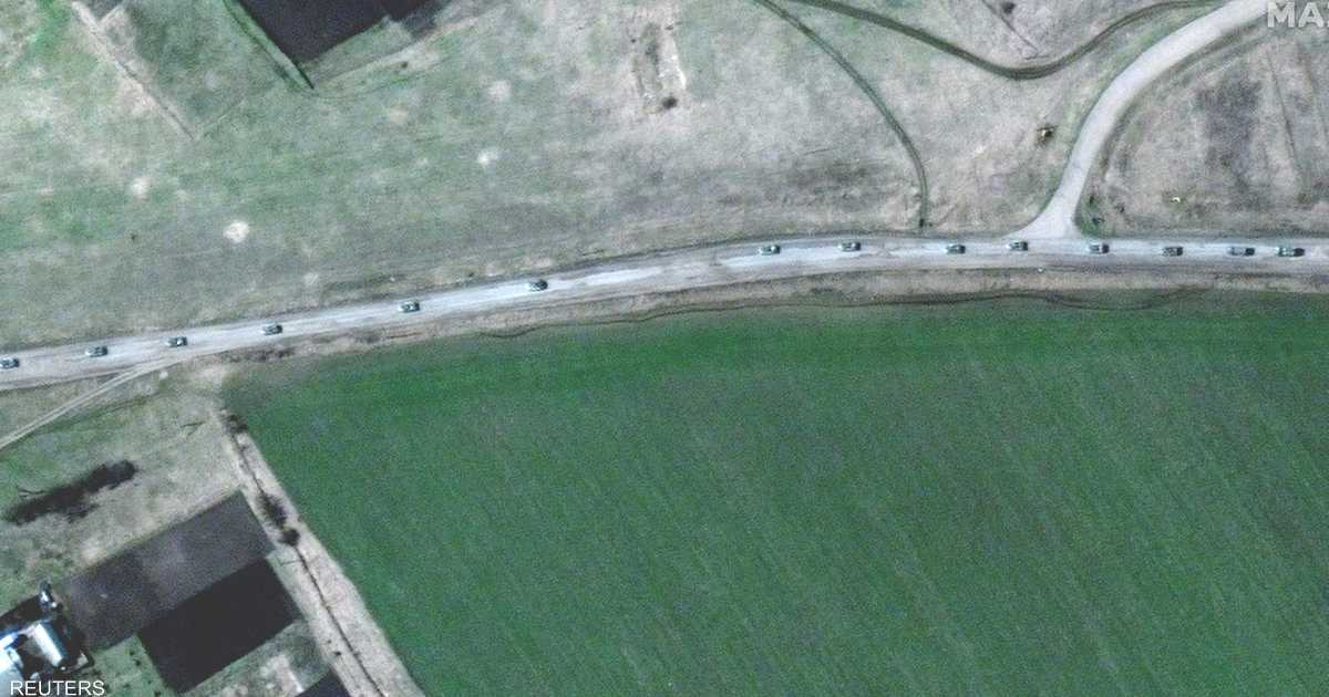 صور جديدة ترصد قافلة روسية ضخمة شرقي أوكرانيا