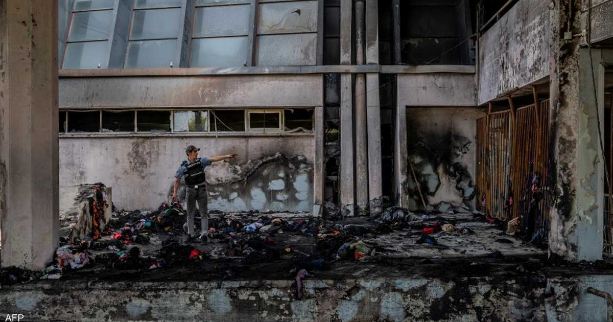 حريق يلتهم مساعدات للأوكرانيين في اليونان