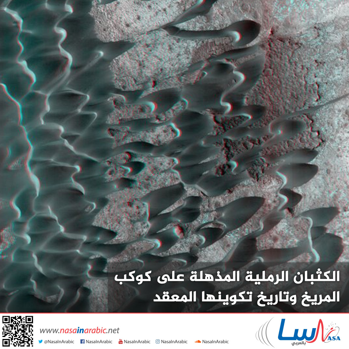 الكثبان الرملية المذهلة على كوكب المريخ وتاريخ تكوينها المعقد